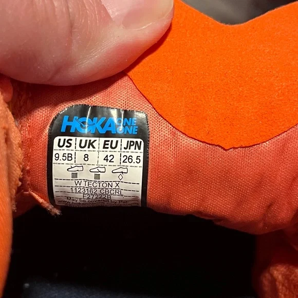 Hoka, new without tags, size 9.5, Tecton x - Picture 5 of 13